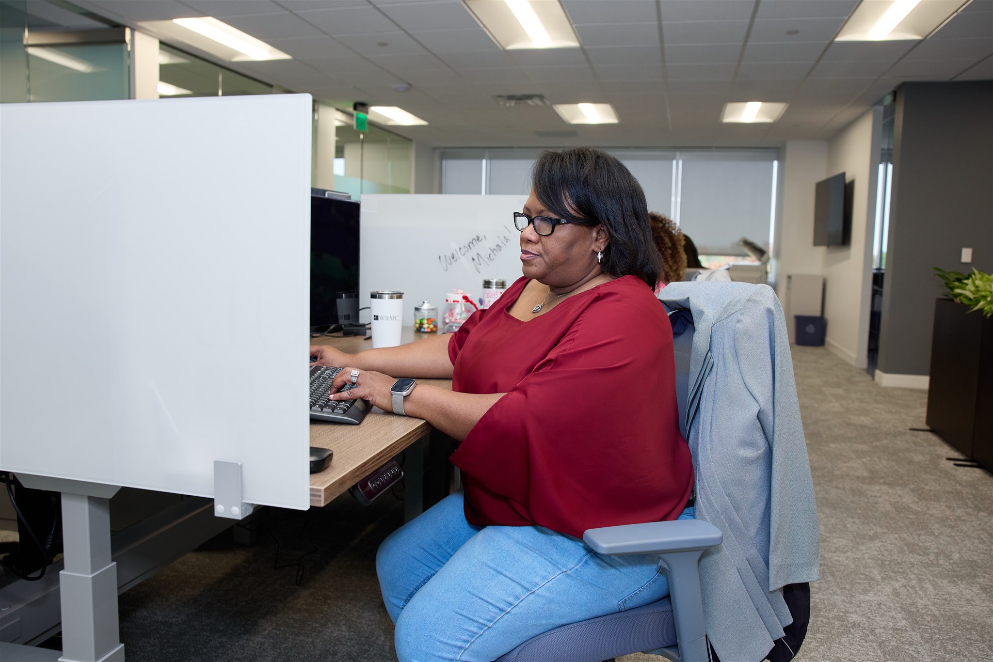 Developer services specialist helps clients online